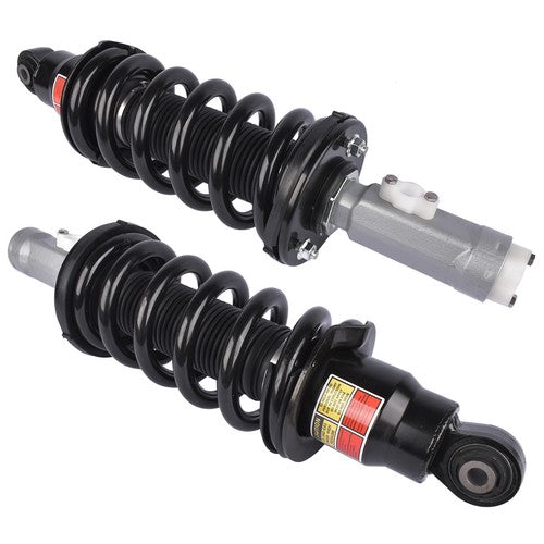 DURAFORCE 2Pcs Front Hydraulic Shock Strut Coil Spring Assys for Infiniti QX56 QX80 11-21