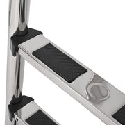 DURAFORCE 3-Step Stainless Steel Swimming Pool Stairs w/ Non-Slip Footstep For In-Ground