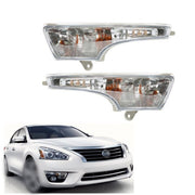 DURAFORCE Lens Clear Turn Signal Light Assy For Nissan Altima 2013 2014-2016 LH&RH Pair