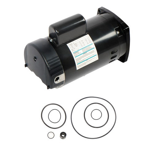 DURAFORCE B2848 1 HP Square Flange Swimming Pool Water Pump Motor 3450 RPM, 1 Speed