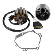 DURAFORCE Engine Stator Coil Magneto Rotor Assy w/ Flywheel Gasket for Yamaha YZF R1 04-08