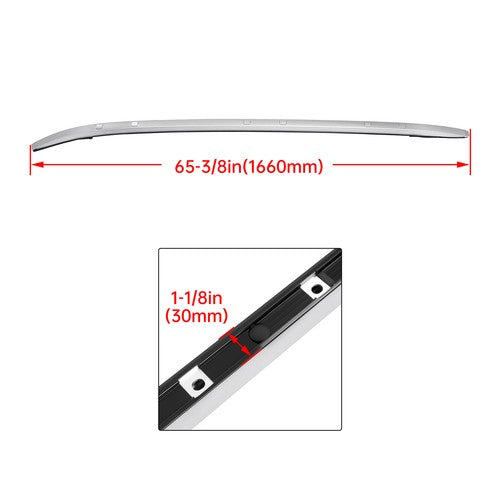 Roof Rack Side Rail Set For Mazda CX5 2017 2024 White Luggage Carrier 2 Pieces