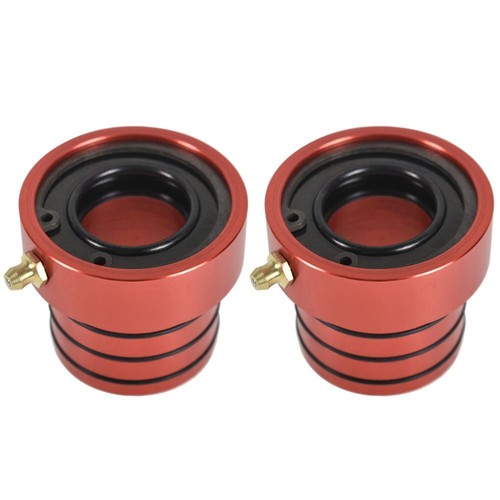 DURAFORCE 2PCS Red MG21103 Front Axle Tube Seal Pair For 87-17 Jeep Wrangler