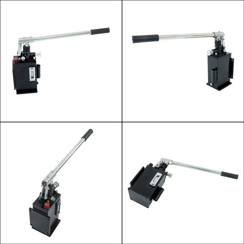DURAFORCE 1.5 Cid 3 Qts Hydraulic Piston Hand Pump Single-Acting With Release Knob