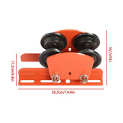 DURAFORCE 2200lbs/1 Ton I-Beam Manual Trolley Double Wheels 2.68"-4.33" Adjustable