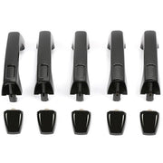 DURAFORCE For Hummer H3 H3T 2006-2010 25832250 Black Door Handle Outside Front & Rear 5PCS