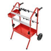DURAFORCE Mobile 18" Multi-Roll Masking Paper Machine w/ Storage Trays Holds Auto Tape
