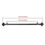 DURAFORCE 56.5' Hub Face 46.5' Spring Center w/ U-Bolt 4 lug-4' 2K 2000lbs Trailer Axle