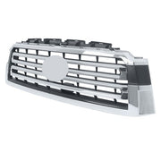 DURAFORCE Front Bumper Upper Grille Chrome New Fit For Toyota Sequoia 2018 19-22 Plastic