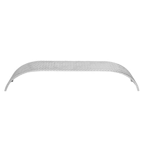 DURAFORCE 14"-16" Trailer Fender Tandem Axle Teardrop Diamond Tread Plate 72" L 18" H 9" W