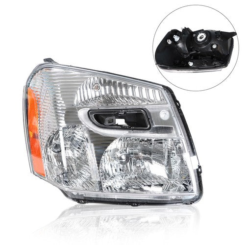 DURAFORCE Headlight Fit For Chevy Equinox 2005-2009 Headlamps Passenger Side Clear Housing