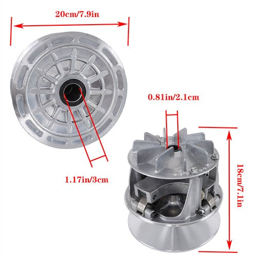 DURAFORCE AM138529 Primary Drive Clutch for John Deere XUV 625i 620i 4X4 Gas Gator FD620D