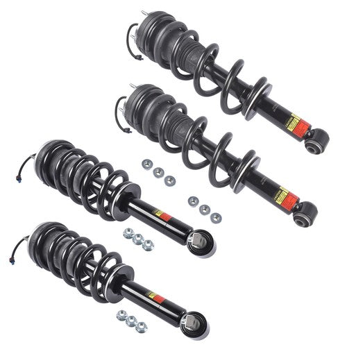 DURAFORCE 4Pcs Front Rear Shock Assys w/ Magnetic Fits Escalade Tahoe GMC Yukon XL 2021-24
