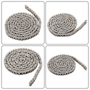 DURAFORCE #60 Roller Chain 10 Feet with 2 Connecting Links, Carbon Steel Chain