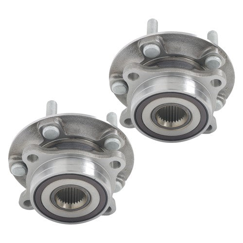 DURAFORCE 2 Pcs Wheel Hubs Bearing Assembly Front AWD For Mitsubishi Lancer 2.0L 2008-2015