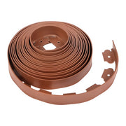DURAFORCE 2” No Dig Lawn Border L-shaped Lawn Garden Edging Kit W/ 40 Spikes Plastic 40FT