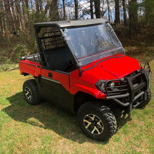 DURAFORCE 2-in-1 Scratch Resistant Flip Windshield For Kawasaki Mule PRO MX 2019-2025