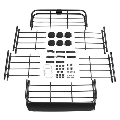 DURAFORCE 64" x 39'' Roof Rack Steel Luggage Holder Cargo Carrier Top Basket SUV Truck
