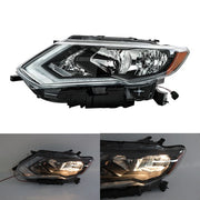 DURAFORCE Headlight Headlamps Assembly Fit For 2017-2019 Nissan Rogue LH Side Clear Lens
