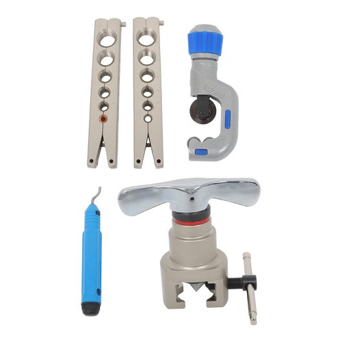 DURAFORCE 6 Holes Flaring Tool Kit 45° Tube Flare Tool For 1/4 - 3/4 6-19mm Single Flare