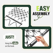 DURAFORCE 4X4FT Drag Harrow Tines Chain For ATV UTVs Leveling Lawn Tractors Garden Towing