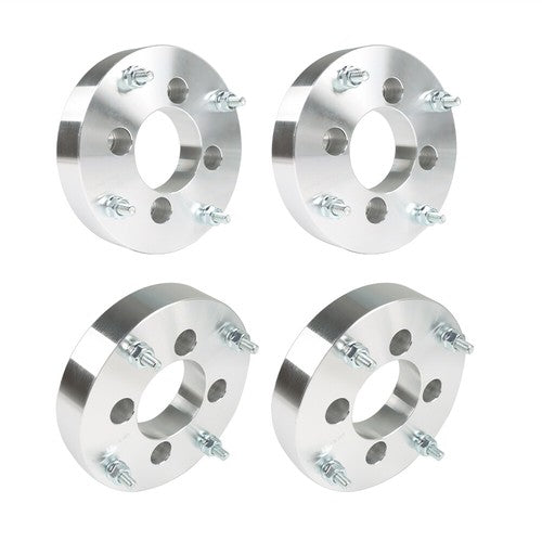 DURAFORCE 4x156 Wheel Spacers 1.5" 90mm 3/8"-24 2000-2006 For Honda Rancher 350 Silver X4
