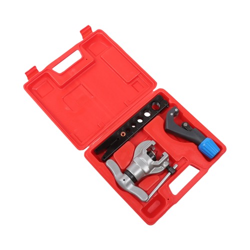 DURAFORCE Eccentric Flaring Tools Set & 45° Tube Cutter Kit for 7 Dies Sizes 3/16"-3/4"