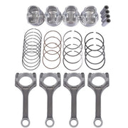 DURAFORCE 4x Connecting Rod & Piston Kit For Hyundai Veloster Kia Rio Soul 1.6L 2012-2017