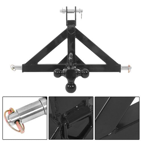 DURAFORCE For Kubota Tractor Trailer Hitch Receiver Drawbar Quick Hitch Adapter 3 Point 2"