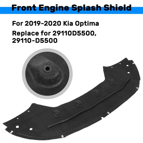 29110D5500 Front Engine Splash Shield Under Cover for Kia Optima 2019 2020