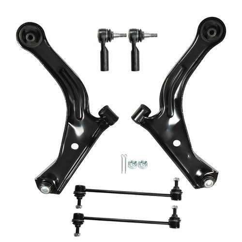DURAFORCE Fit For Escape Mariner Tribute Front Control Arm Ball Joint Outer Tie Rod Kit 6x