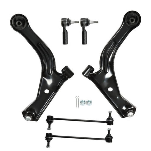 DURAFORCE Fit For Escape Mariner Tribute Front Control Arm Ball Joint Outer Tie Rod Kit 6x