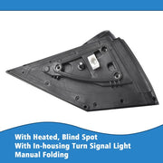 DURAFORCE Right Side Power Mirror for Hyundai Tucson Limited Luxury Premium Sport Ultimate