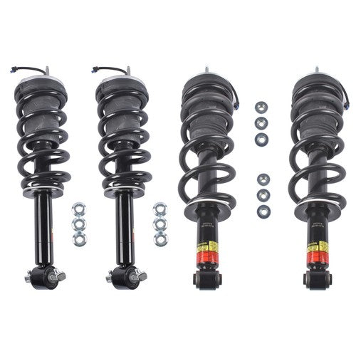 DURAFORCE 4Pcs Front Rear Shock Assys w/ Magnetic Fits Escalade Tahoe GMC Yukon XL 2021-24