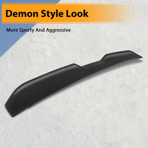 Rear Trunk Spoiler Wing for Dodge Challenger 2008-23 Demon Style Matte Black