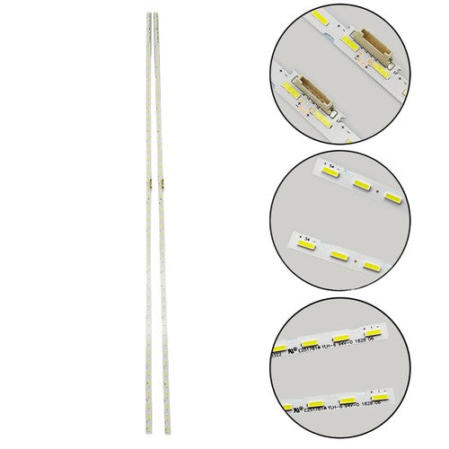 LED Backlight Strips 2 Pack for Samsung UN65NU6900 UN65RU7100 UN65RU7300