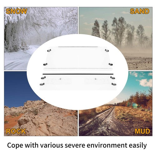 DURAFORCE For KUBOTA RTV X900 X1120 X1130 X1140 2 PIECE Clear Vented Windshield UTV / SXS