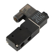 DURAFORCE 1/4'' DC 12V 3 way 2 position Pneumatic Electric Solenoid Valve NPT Air Aluminum