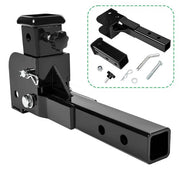 DURAFORCE Folding 2" Trailer Hitch Mount Shank Adapter Receiver Cargo Wheelchair Carrier