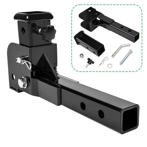 DURAFORCE Folding 2" Trailer Hitch Mount Shank Adapter Receiver Cargo Wheelchair Carrier