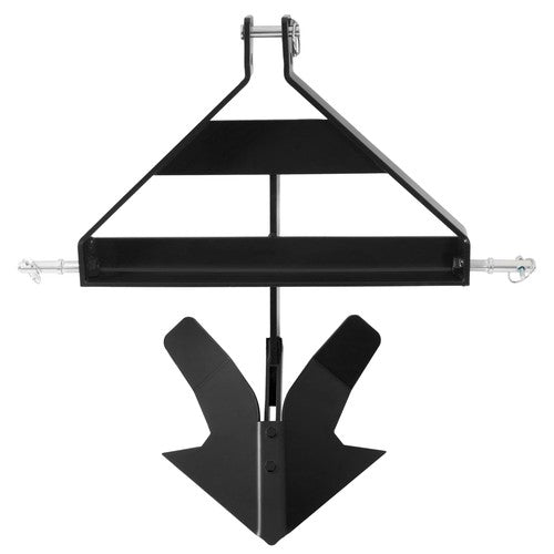 DURAFORCE For Category 1 3 Point Quick Hitch Tractors Plow Black Raw Middle Buster Steel