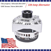 DURAFORCE Alternator 220A for GMC Sierra Chevy Silverado 2500 HD 2015-2019 Suburban 3500HD