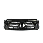 DURAFORCE For 2012 2013 2014 2015 Toyota Tacoma Front Bumper Gloss Black Grille Grill
