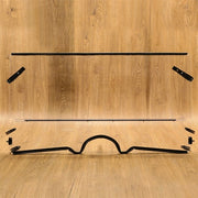 DURAFORCE 1/4" Clear Front Folding Full Windshields For 04-13 Yamaha Rhino 450 660 700 UTV