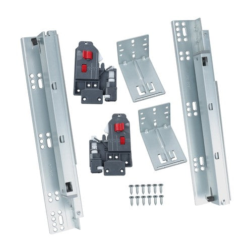 DURAFORCE 1 Pairs Undermount Drawer Slides 12 inch Undermount Soft Close Drawer Slides