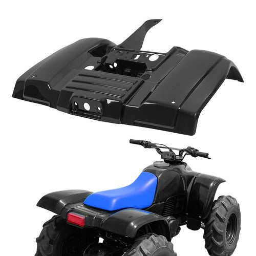 DURAFORCE Black ABS Plastic Rear Fender Flaps Mud Guard for Honda TRX300 1988-2000