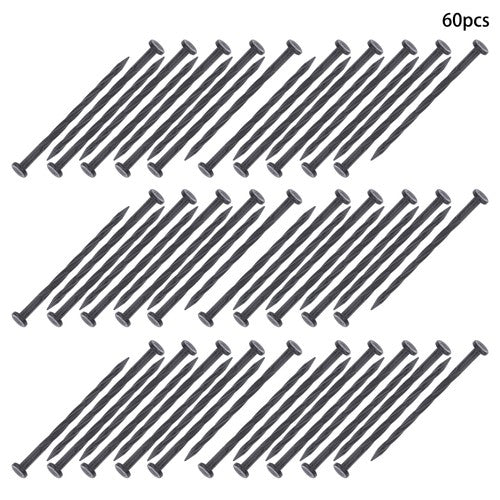 DURAFORCE Edging Nails Garden Anchoring Spikes 8 Inch 60 Pcs Plastic Spiral Landscape
