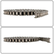 DURAFORCE #60 Roller Chain 10 Feet with 2 Connecting Links, Carbon Steel Chain
