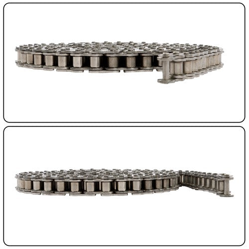 DURAFORCE #60 Roller Chain 10 Feet with 2 Connecting Links, Carbon Steel Chain