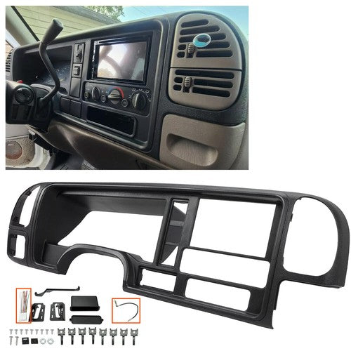 DURAFORCE Car Radio Stereo Double Din Dash Kit Panel Wire Harness For 95 02 GMC Truck SUV